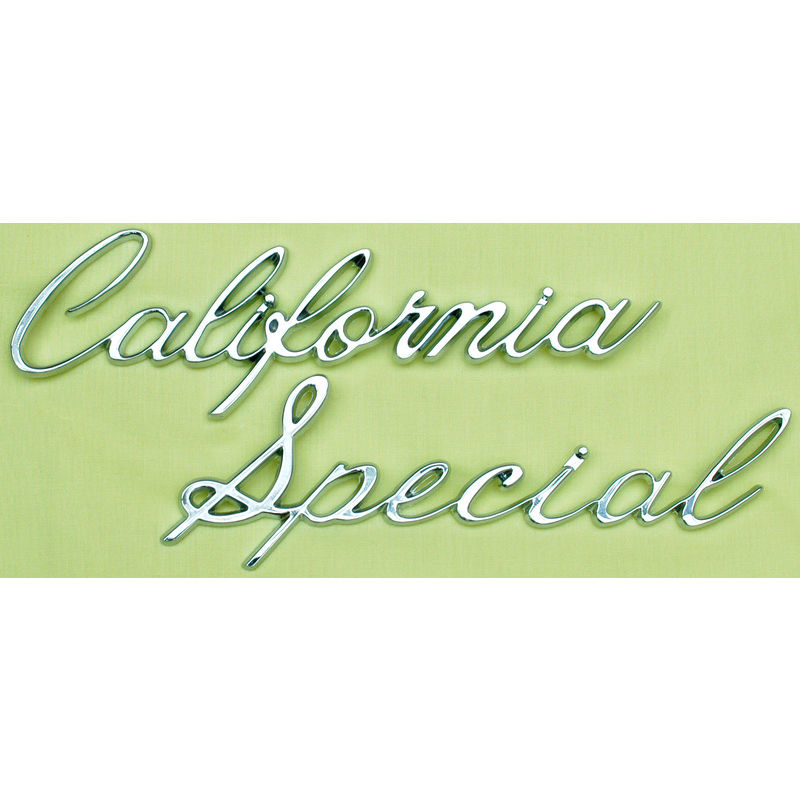 1968 Mustang California Special Quarter Panel Emblem