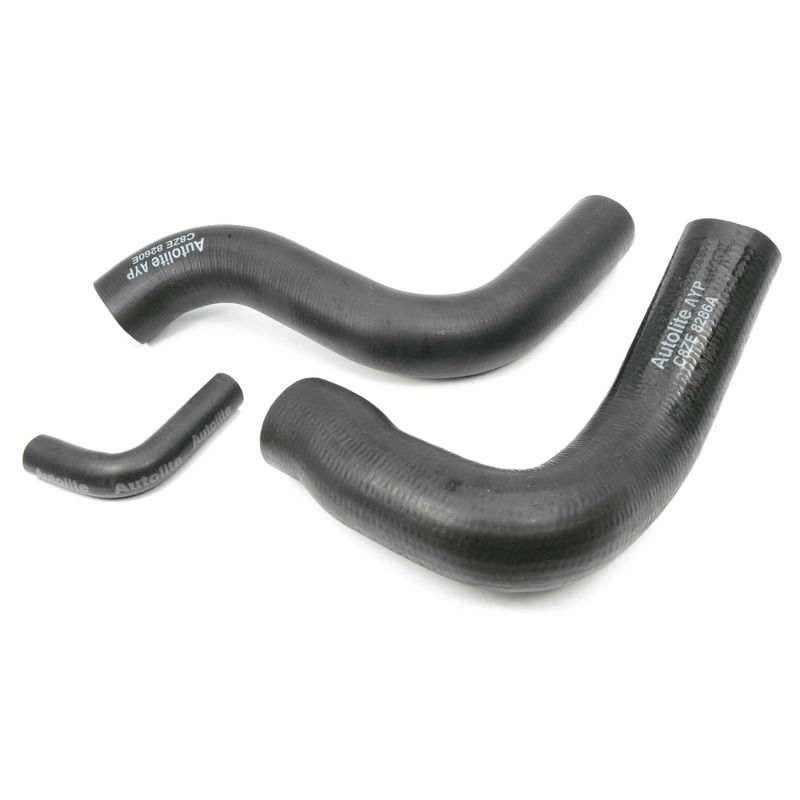 19681970 Mustang Radiator Hose Kit, 302, w/Ford Logo, 3 pcs