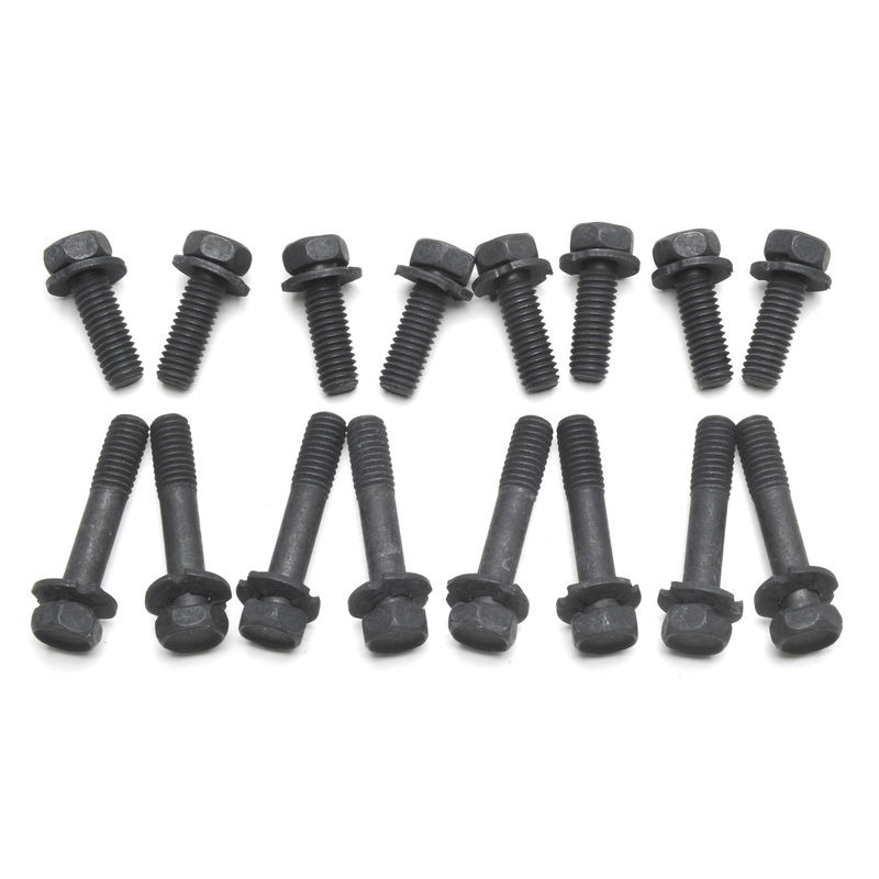 19651967 Mustang Exhaust Manifold Bolts, 8 cyl, 260, 289, 16 pcs