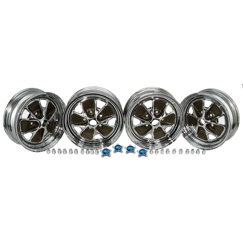 1967 Mustang Styled Steel Wheel Kit 15x7