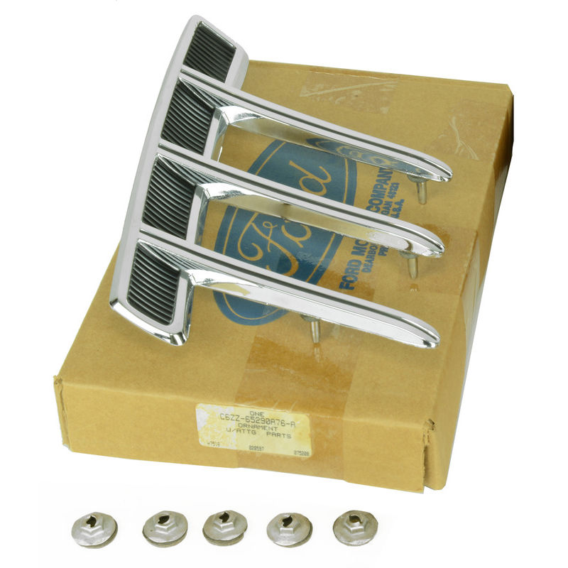 1966 Mustang Quarter Panel Ornament, RH, Ford NOS