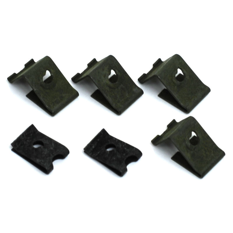 1964-1966 Mustang Instrument Cluster Bezel Top Retainer Clips, 6 pcs