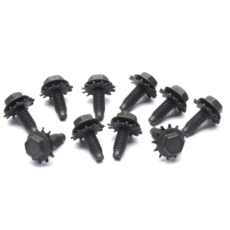 19651966 Mustang Hood Hinge Mounting Bolt Set, 10 pcs