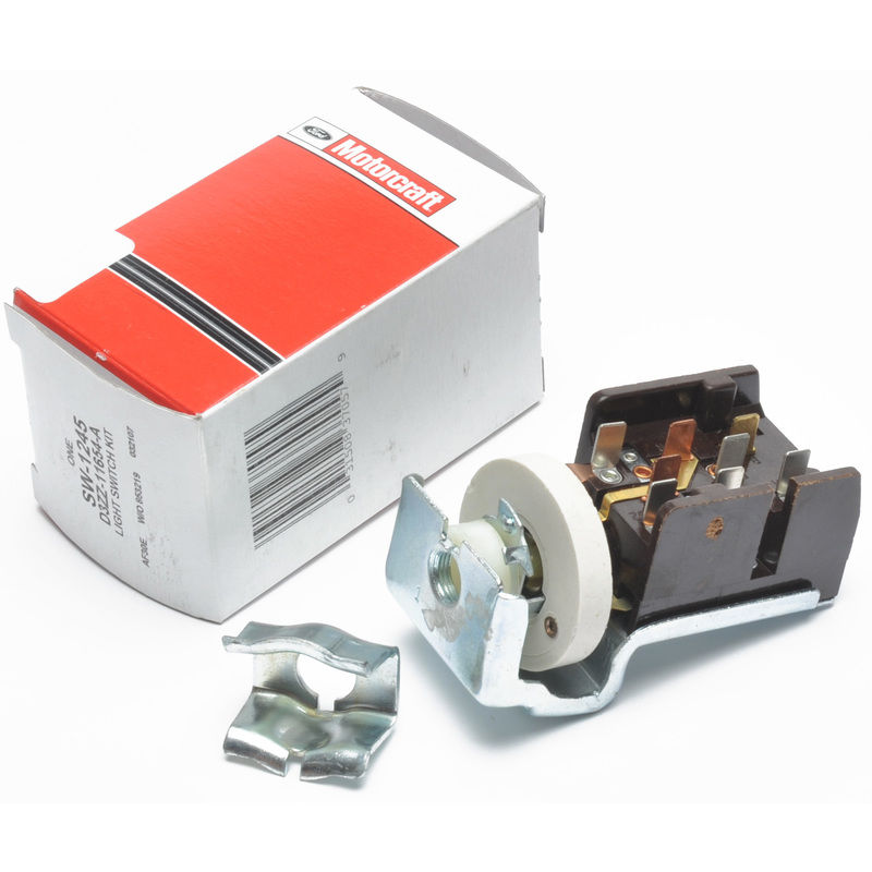 1965 Mustang Headlight Switch, From 8/17/64 to 11/16/64, Motorcraft; 19711972 Mustang Headlight